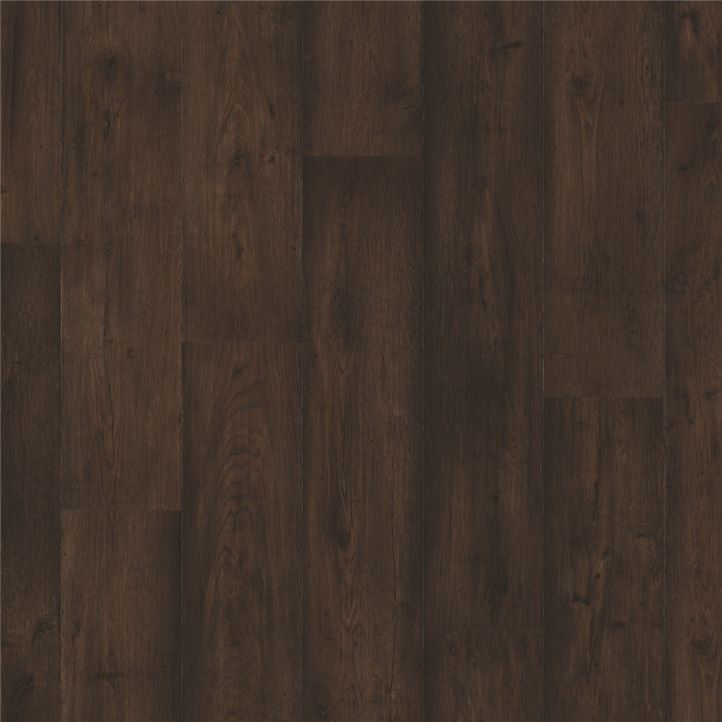 Ciemne panele podłogowe Dąb brązowy woskowany