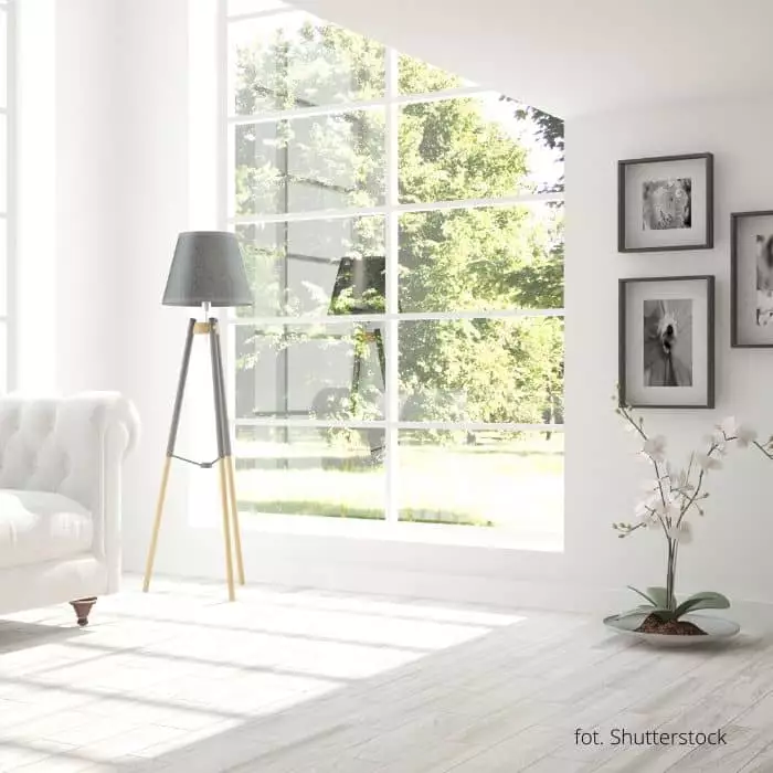 Biała podłoga w salonie – uniwersalna i ponadczasowa