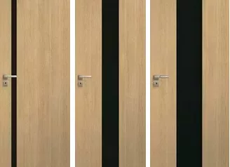 drzwi Estato Lux czarna szyba