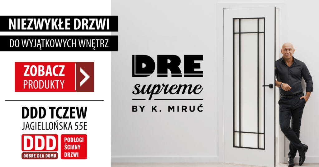 Drzwi wewnętrzne DRE Supreme w sklepie DDD w Tczewie